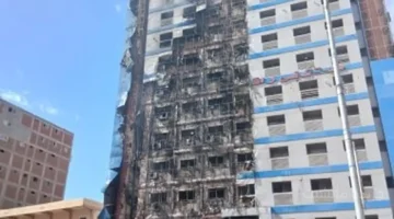 نيران ودخان كثيف.. اللقطات الأولى لحريق مستشفى بالإسكندرية وتحرك عاجل من الحماية المدنية 1